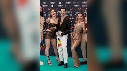 Reprezentatul României, WRS, la Torino, cu ocazia concursului Eurovision 2022