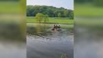 Bărbat de 32 de ani din Sibiu, găsit mort în lacul Târnava. Operaţiunile de căutare au durat două zile