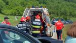 Accident grav, cu 5 răniţi: şoferiţă de 26 de ani, descarcerată după ce a izbit o maşină condusă de o altă femeie, în Bistriţa-Năsăud