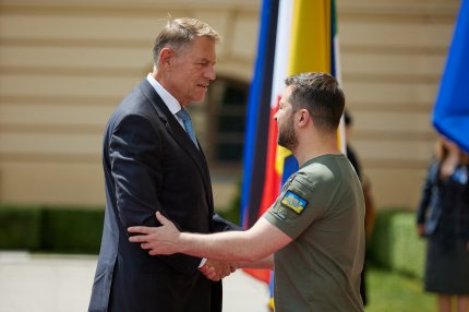 Klaus Iohannis și Volodimir Zelenski