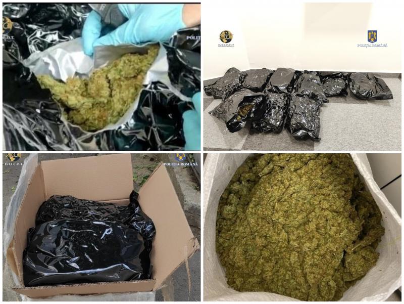 Un bărbat a fost prins în flagrant în timp ce ridica un colet în care se aflau aproape 8 kilograme de canabis. Pachetul era trimis din Spania. Un bărbat a fost prins în flagrant în timp ce ridica un colet în care se aflau aproape 8 kilograme de canabis. Pachetul era trimis din Spania.
