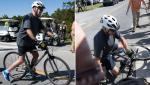 Joe Biden a căzut de pe bicicletă, în fața unui grup de oameni ce-l priveau curioși