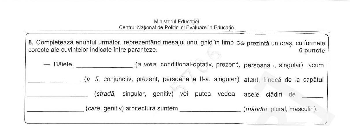 Exercițiul care le-a venit de hac elevilor la Evaluarea Națională. Cîmpeanu: „Doar 6% au putut scrie perfect românește”
