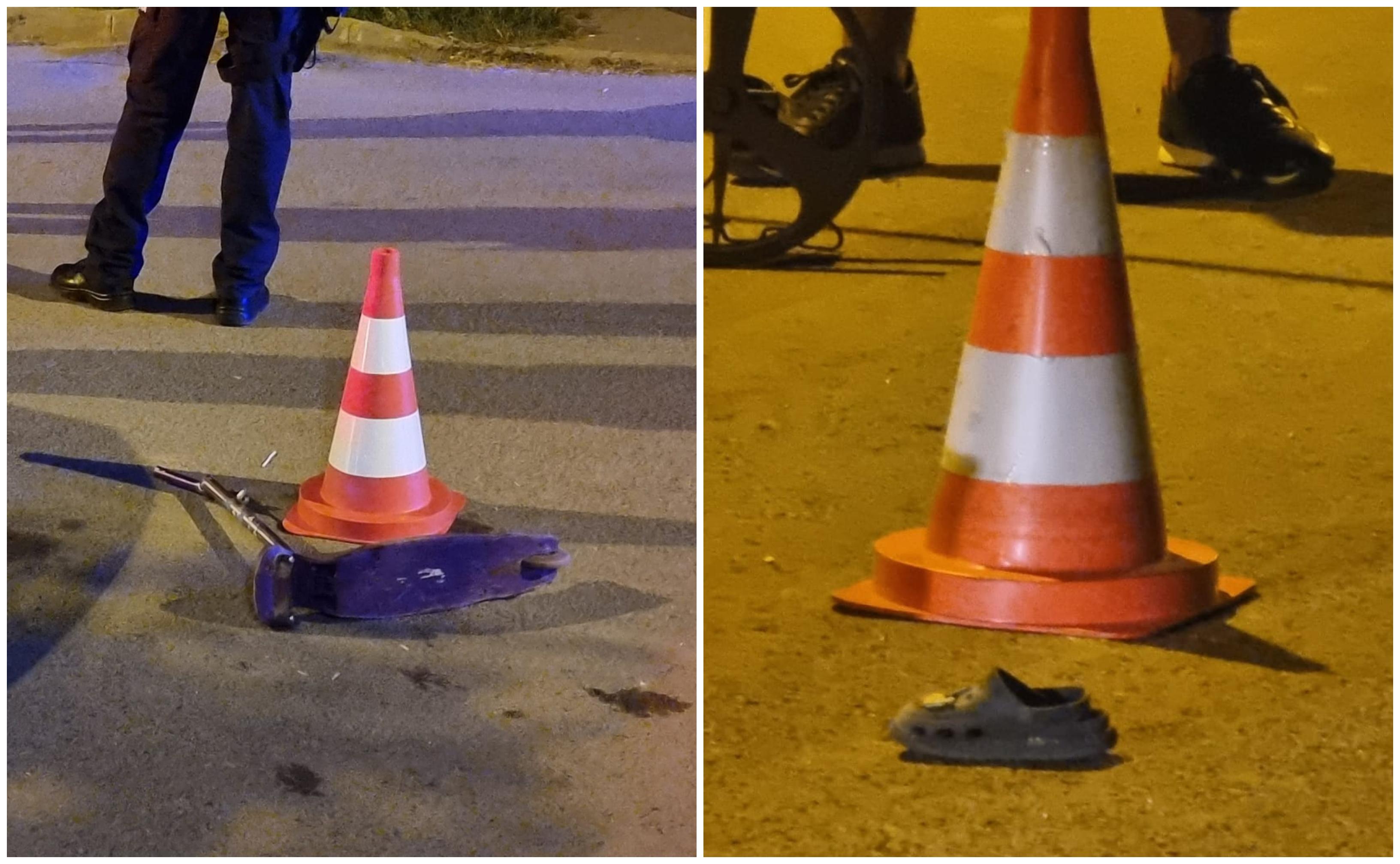 Copil lovit de o maşină