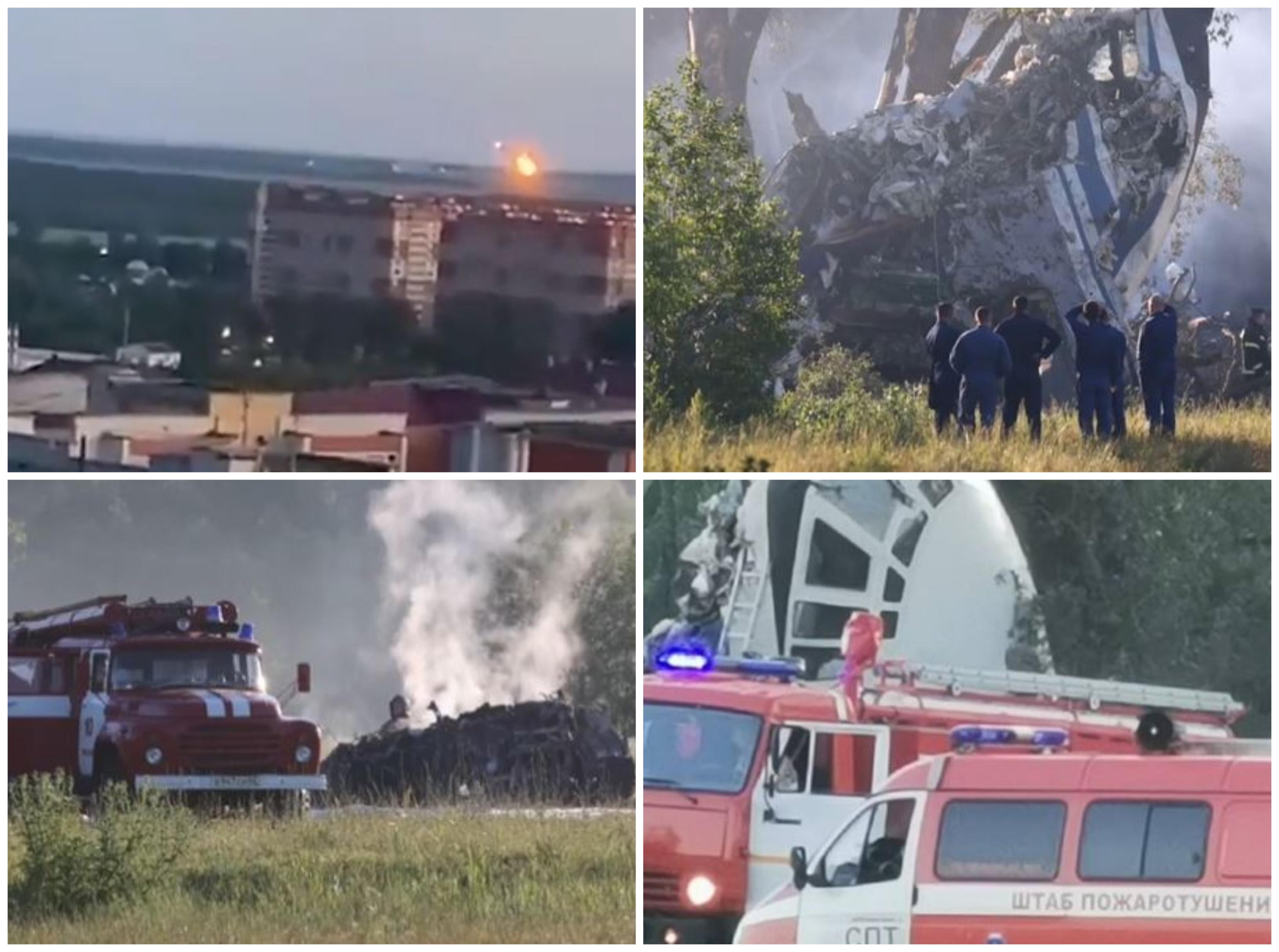 Un avion de marfă de tip Il-76 s-a prăbușit vineri dimineață în Rusia.