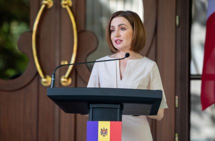 Maia Sandu, președinta Republicii Moldova