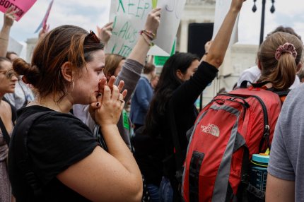 protest la Curtea Suprema din Statele Unite