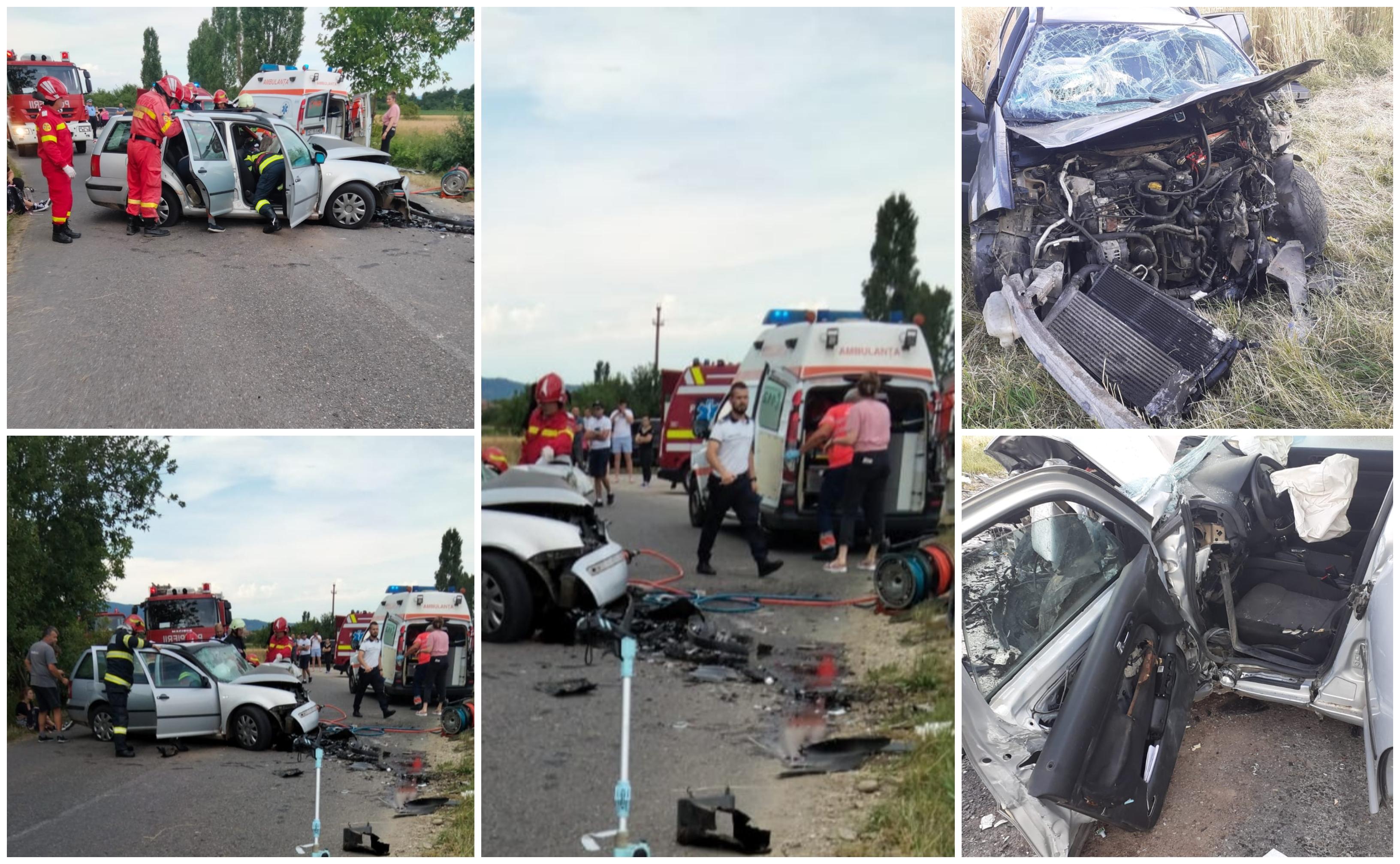 Accident cu şapte victime în Hunedoara