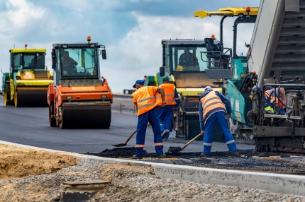 drum în construcție