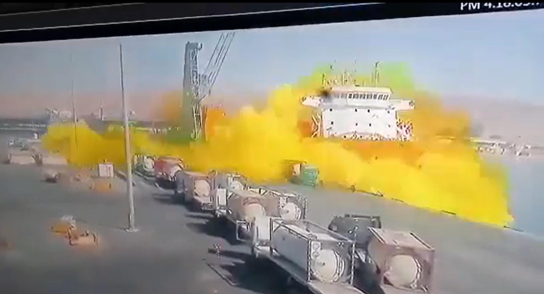 scurgere de gaze toxice în Iordania