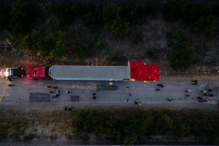 Camionul a fost găsit abandonat