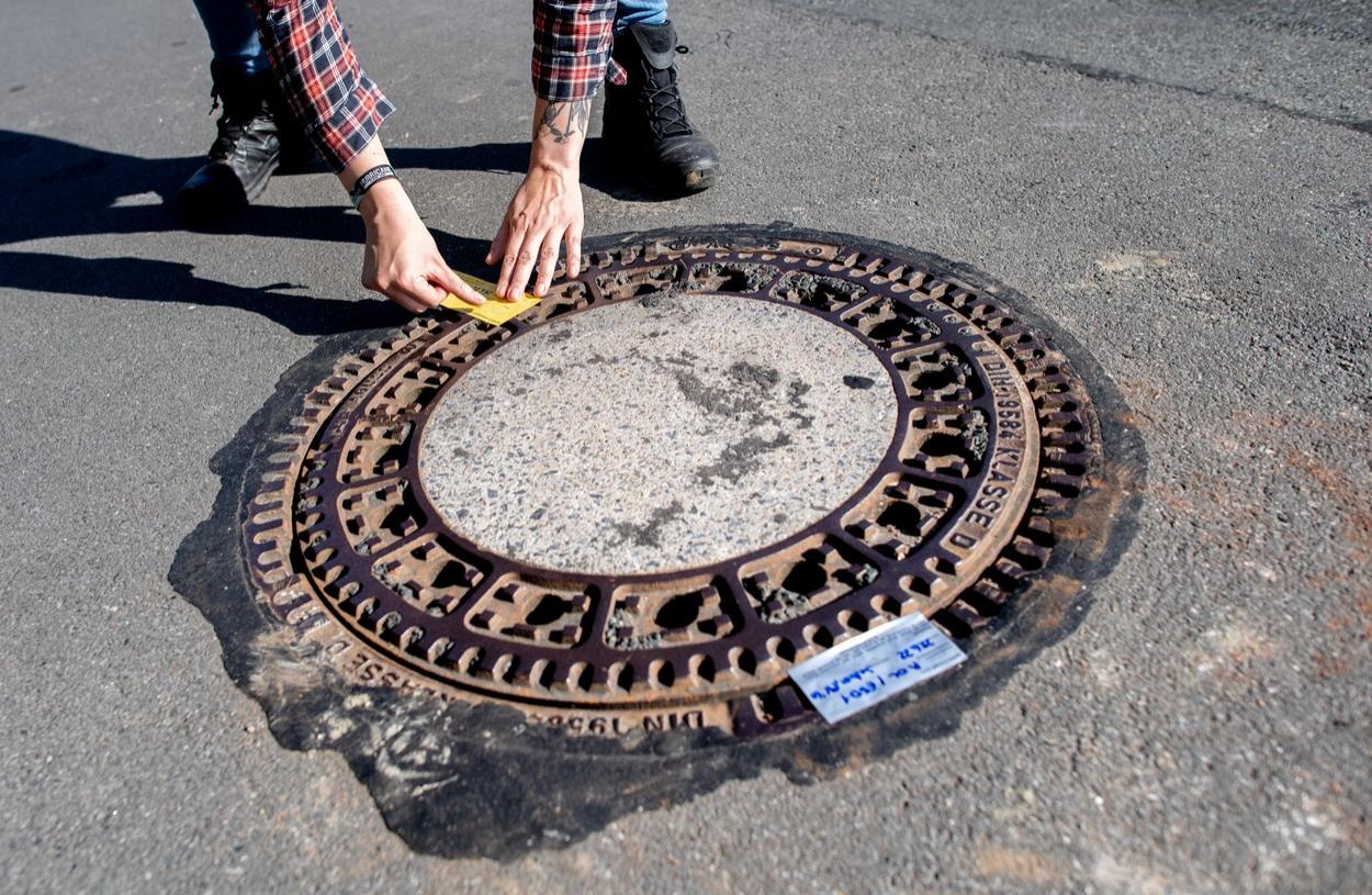 Imagini de la faţa locului