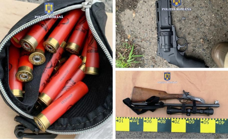 Un bărbat din Hunedoara şi-a ameninţat cu moartea fosta soţie şi fosta soacră. Poliţia a găsit mai multe arme în maşina sa şi l-a arestat Un bărbat din Hunedoara şi-a ameninţat cu moartea fosta soţie şi fosta soacră. Poliţia a găsit mai multe arme în maşina sa şi l-a arestat