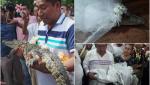 Un primar din Mexic s-a căsătorit cu un aligator. ''Mica Prințesă'' a purtat rochie de mireasă, ca parte a unui ritual străvechi