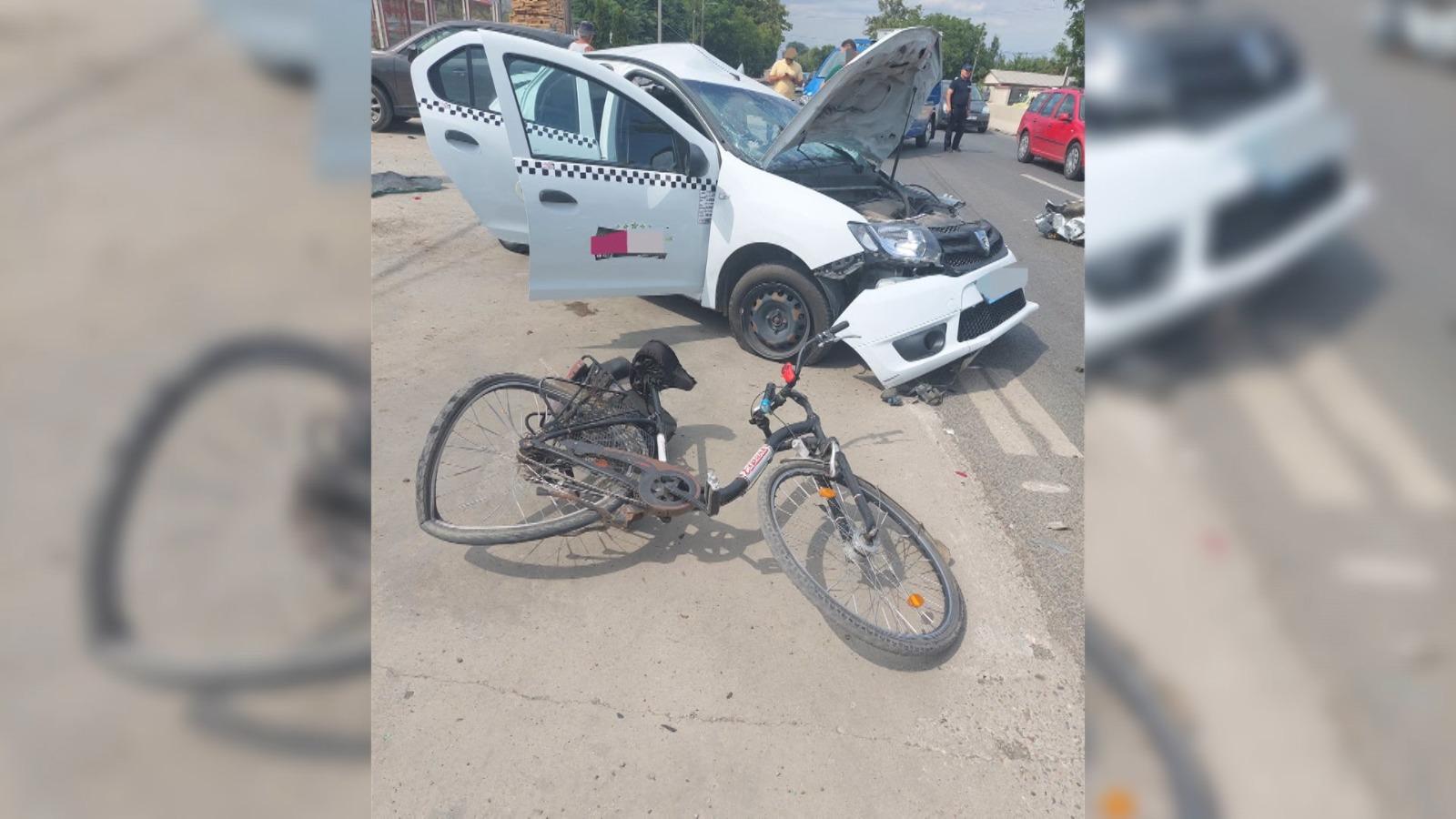 Accident în lanţ pe o stradă din Galaţi