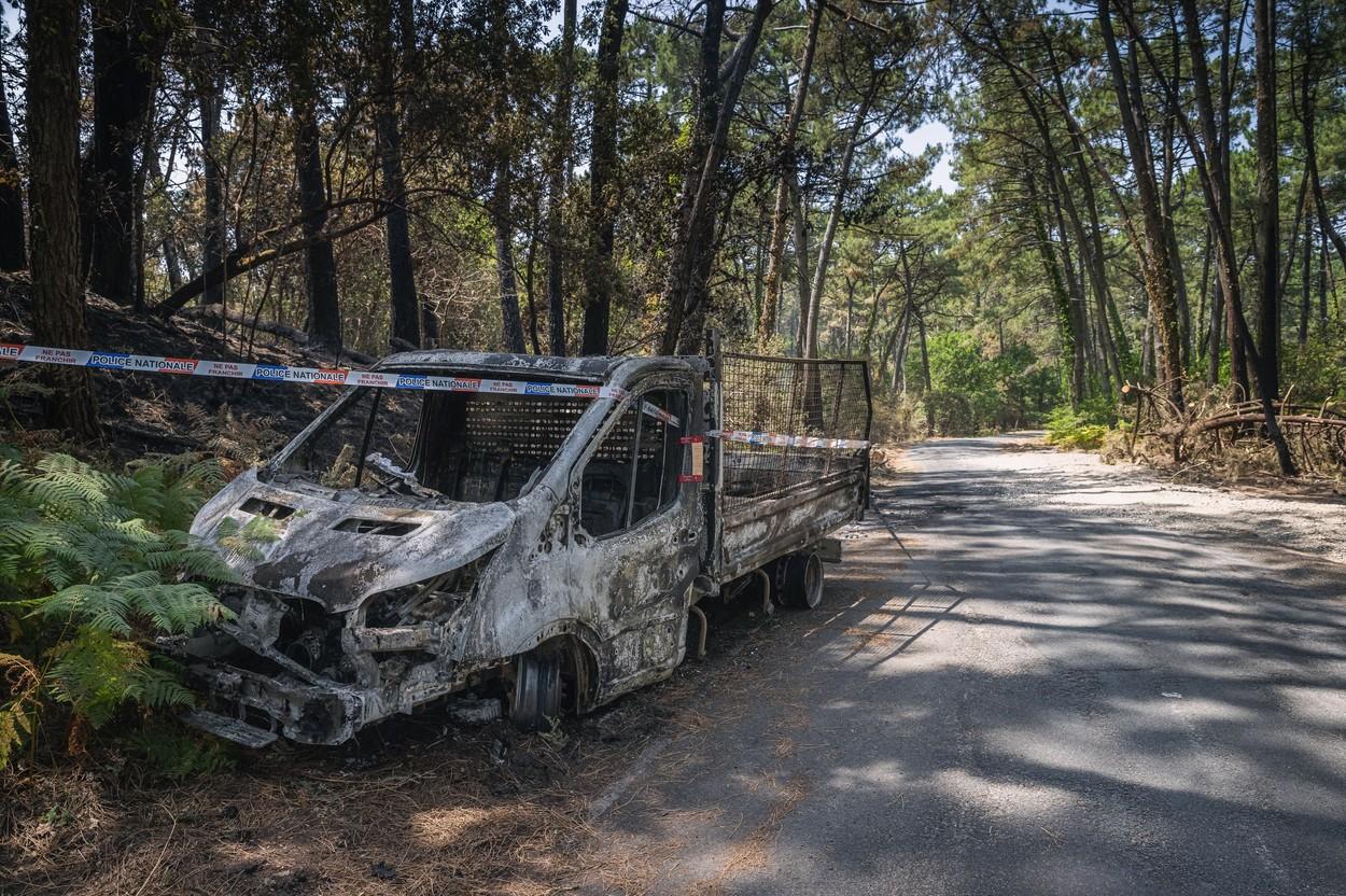 Incendii masive în sud-vestul Franţei, 2022