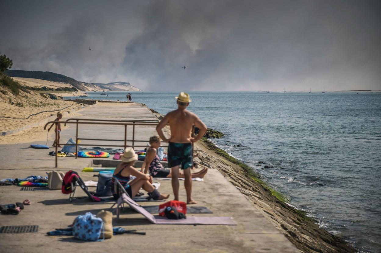 Incendii masive în sud-vestul Franţei, 2022