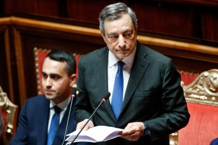 Momentul adevărului pentru Mario Draghi. Premierul anunță că este pregătit să rămână în funcție, dar insistă pe unitate