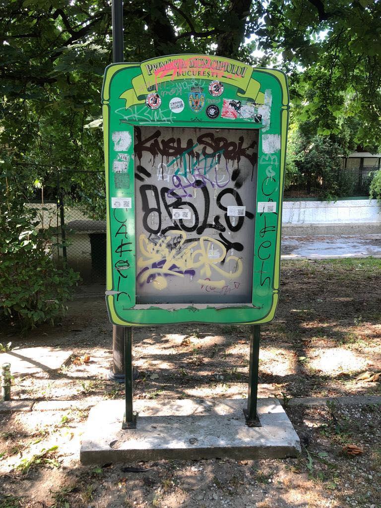Parcul Cişmigiu din Bucureşti a ajuns să fie îngropat sub mizerie şi excremente de porumbei