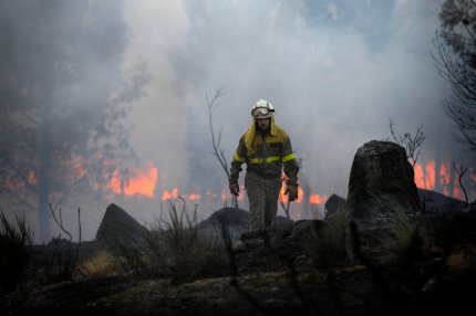 Incendiu de pădure în Spania