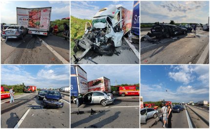 Accident pe Autostrada A1