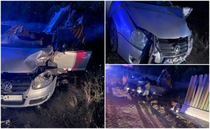 Şoferiţă de 20 de ani, moartă într-un cumplit accident în Dolj