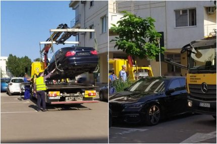 Doi turiști cu BMW-uri au demontat plăcuţele de înmatriculare pentru a fenta plata parcării în Mamaia. La final s-au trezit că au de plată mai mult