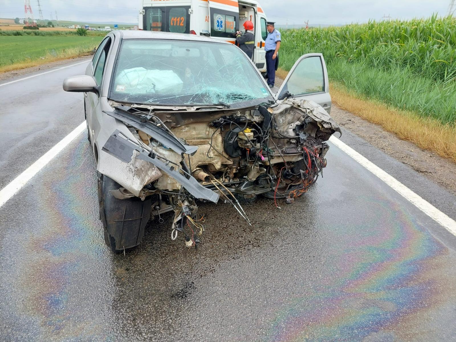 Accident pe o şosea din judeţul Mureş