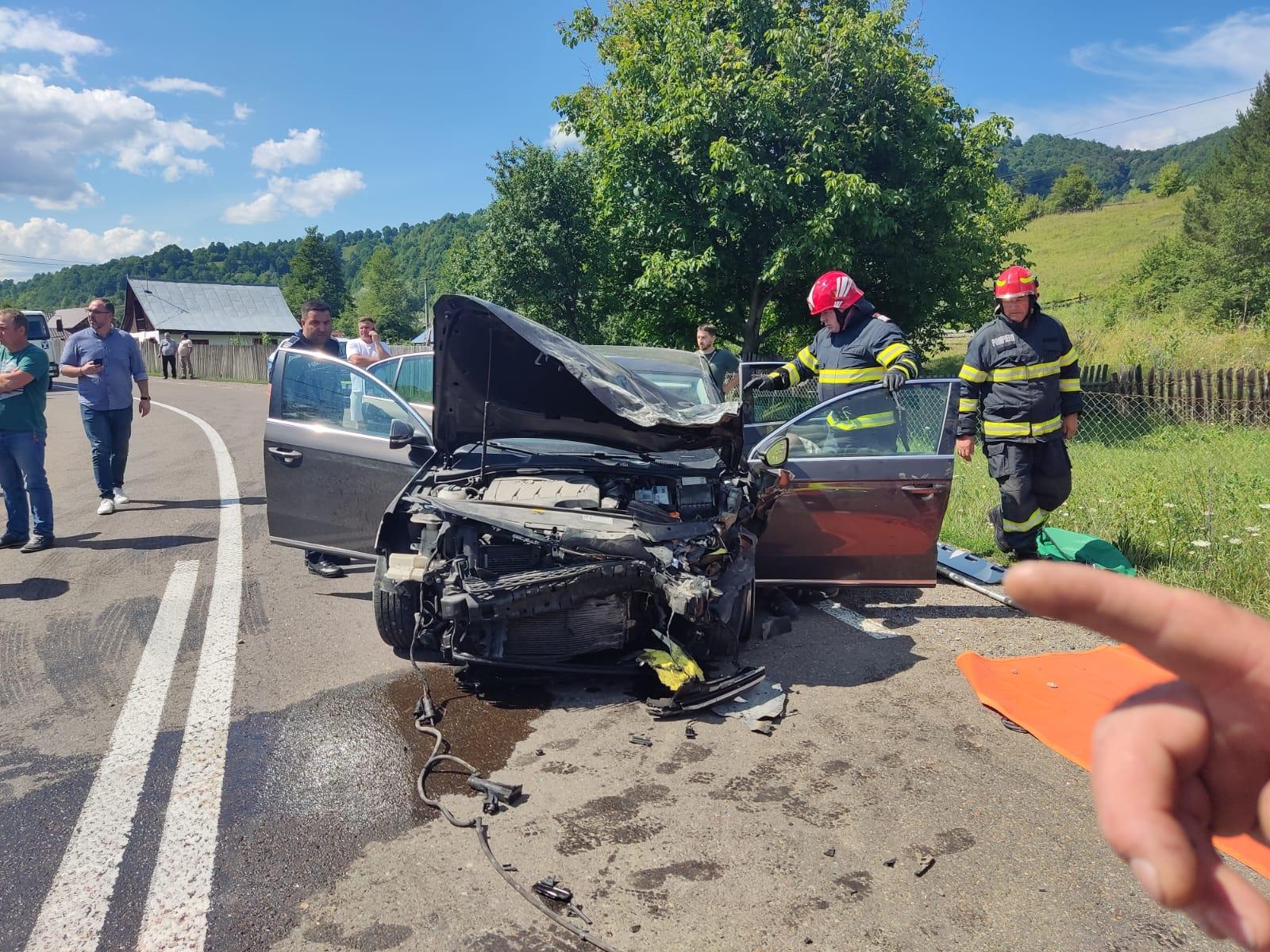 Accident grav pe o şosea din Bacău