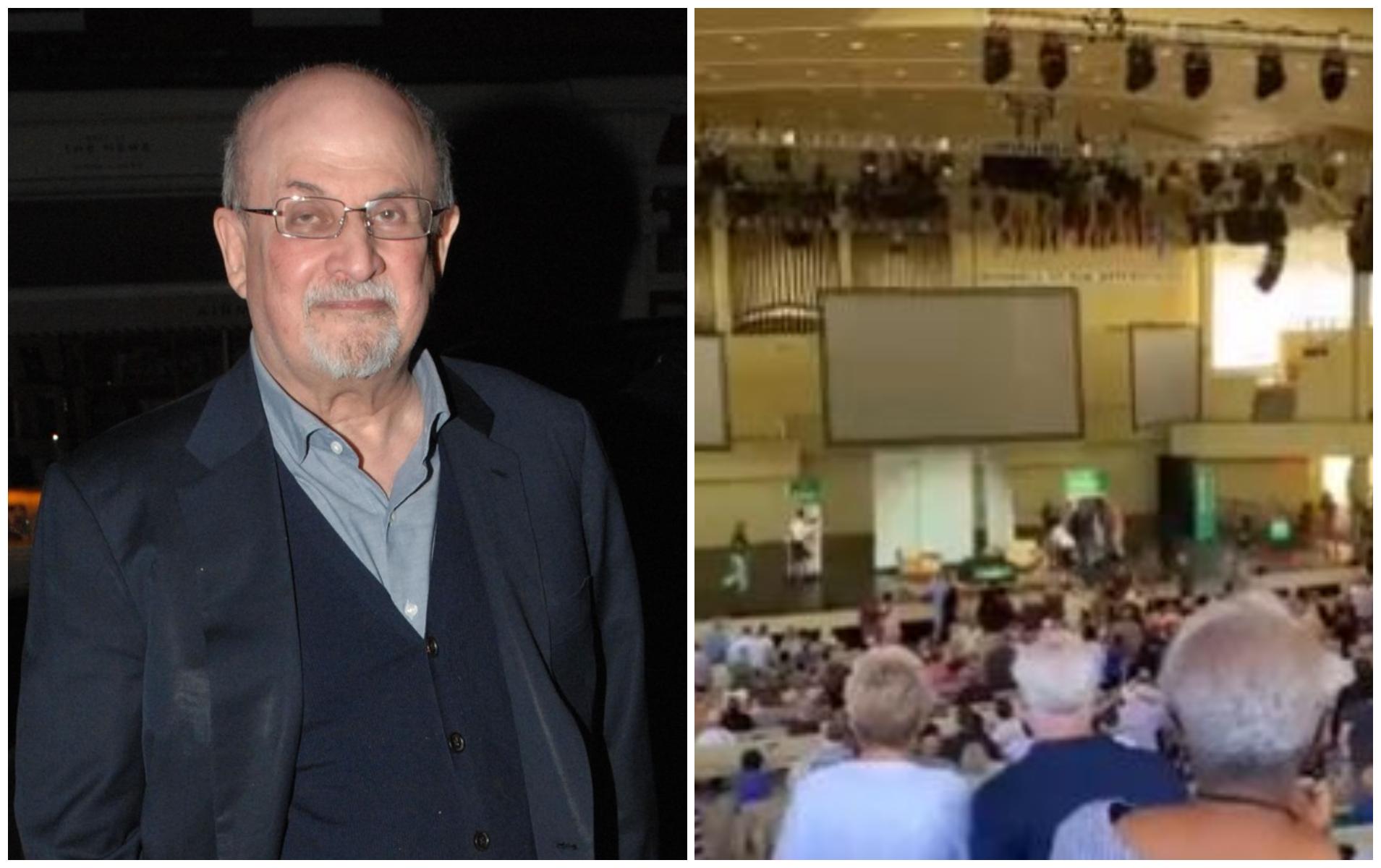 Scriitorul Salman Rushdie, atacat pe scenă, la New York