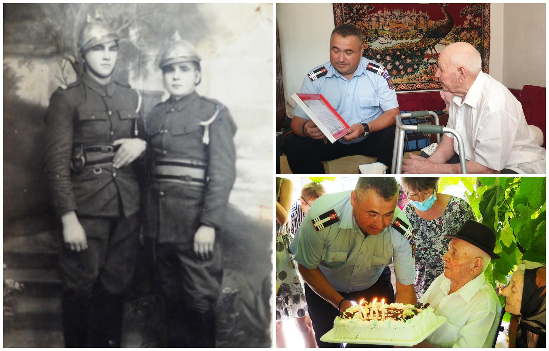Sergentul Florian Seba a împlinit 100 de ani