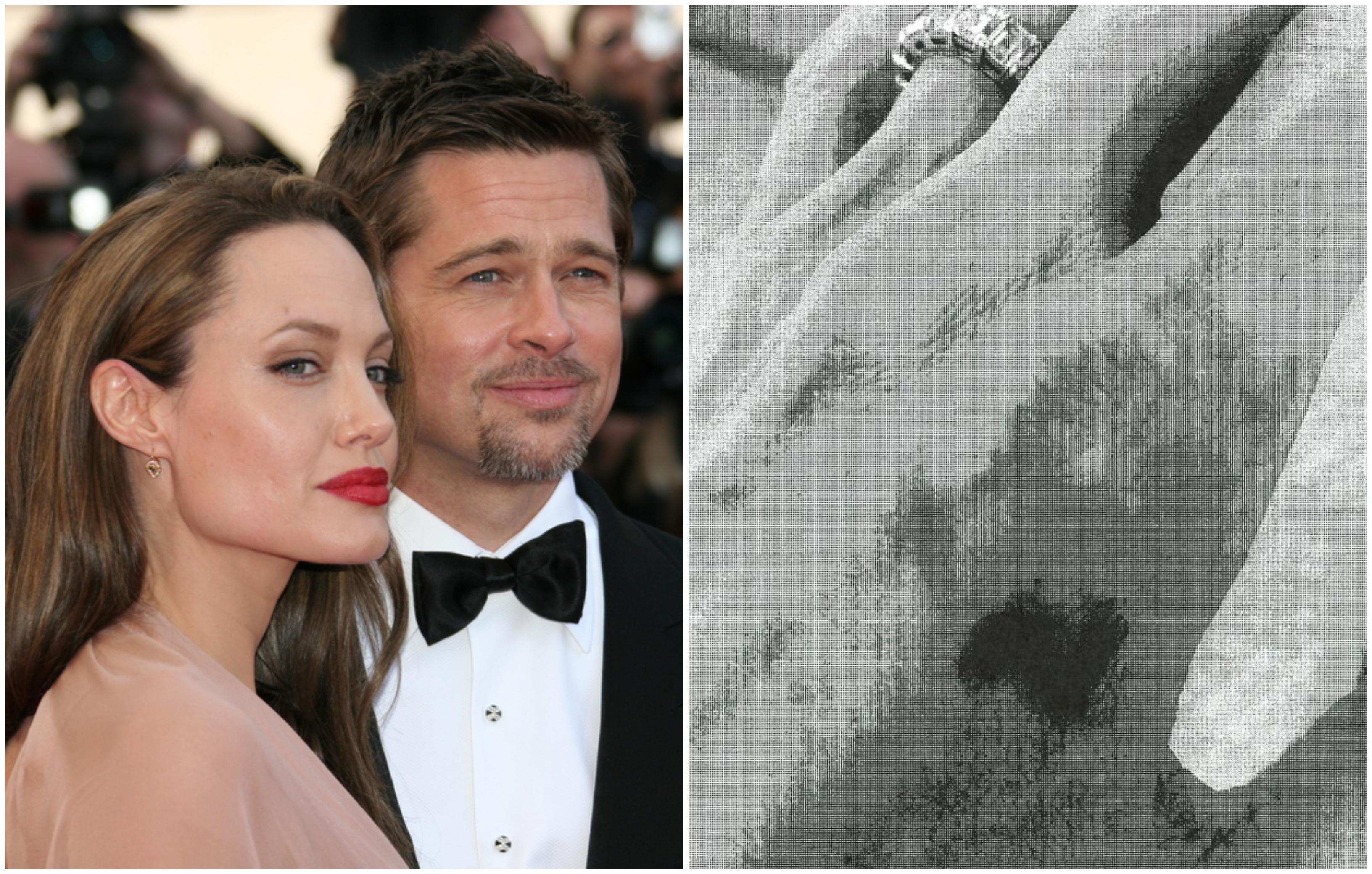 Angelina Jolie şi fostul soţ, Brad Pitt