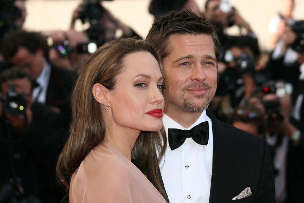 Angelina Jolie şi fostul soţ, Brad Pitt