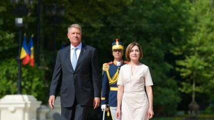 Iohannis, de Ziua Independenței R. Moldova: România va continua să fie cel mai important susţinător al țării vecine