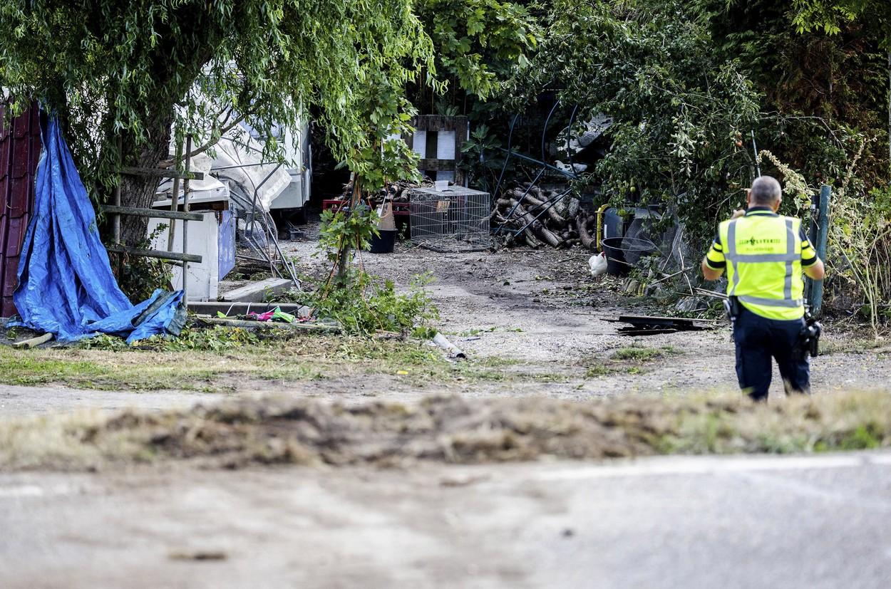 Imagini de la faţa locului