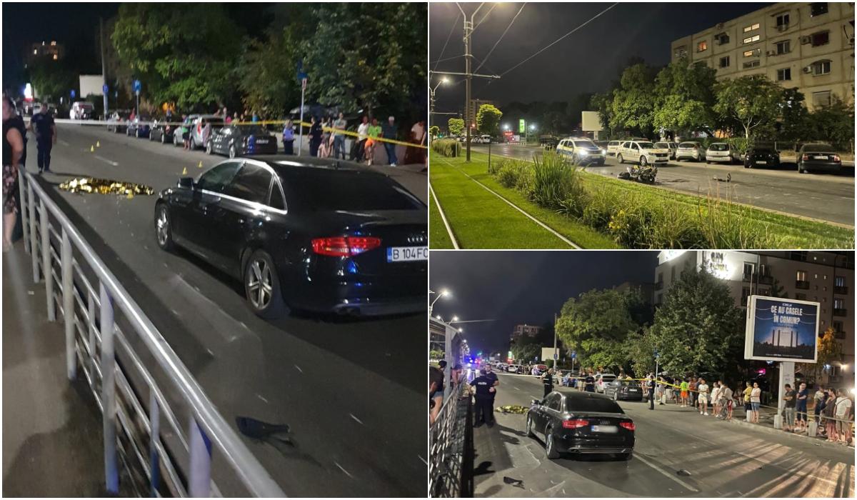 Un bucureştean a murit după ce a fost spulberat de o motocicletă. În urma impactului, şi motociclistul a fost aruncat într-o maşină parcată