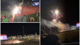 Artificii lansate spre mulţime, la finalul unui meci da baseball din SUA. Au trecut la milimetru pe lângă oameni