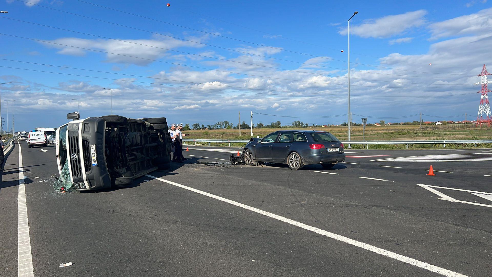 Accident cu 8 victime, în Satu Mare