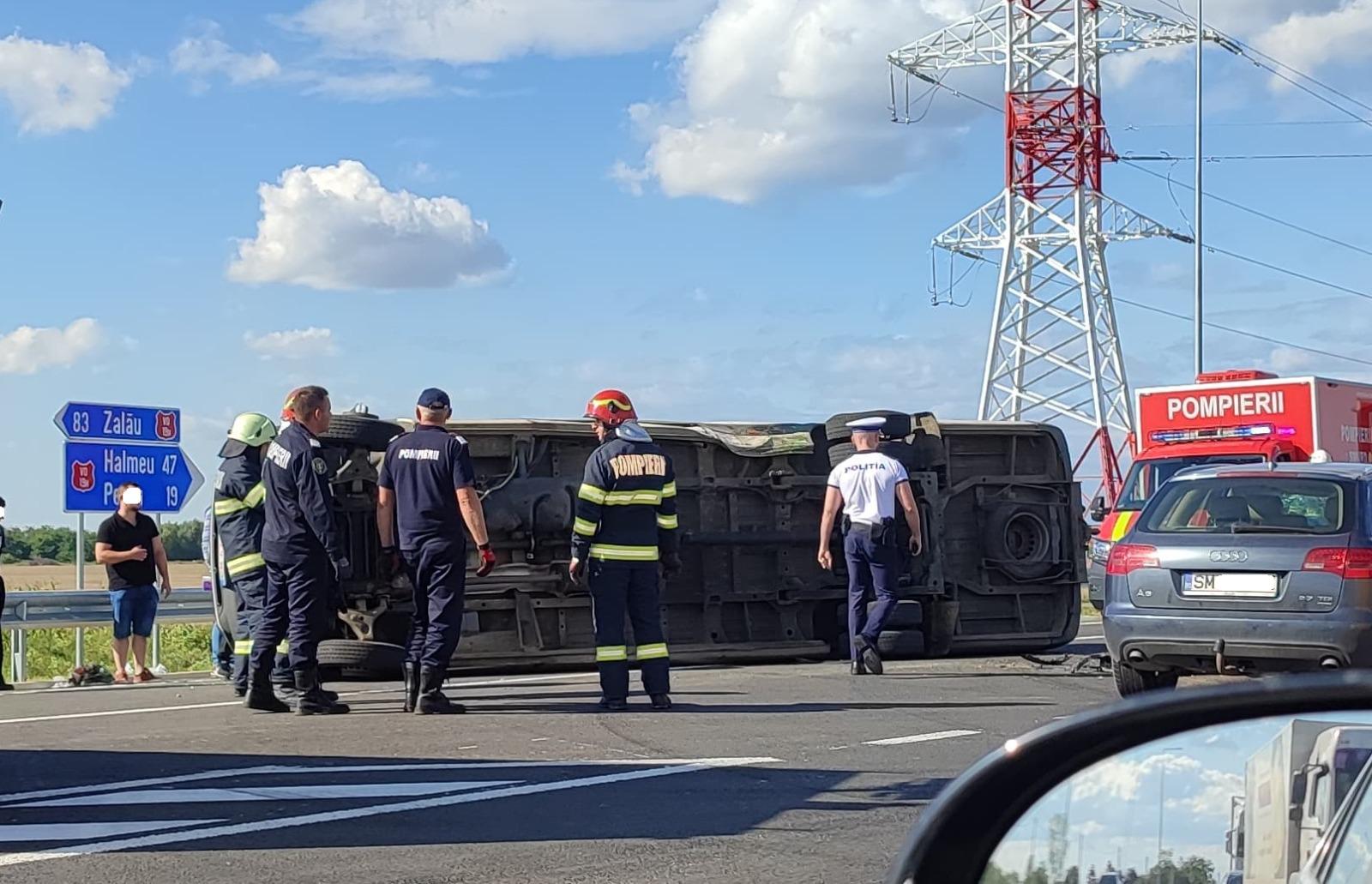 Accident cu 8 victime, în Satu Mare