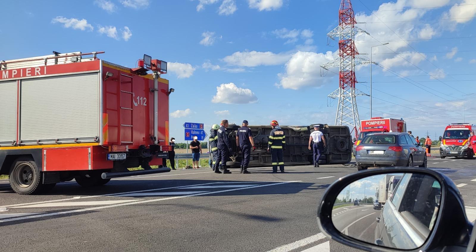 Accident cu 8 victime, în Satu Mare