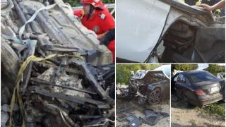 Un şofer şi pasagerul din dreapta au murit, după ce maşina în care se aflau s-a izbit violent de un alt autoturism, în Corbu