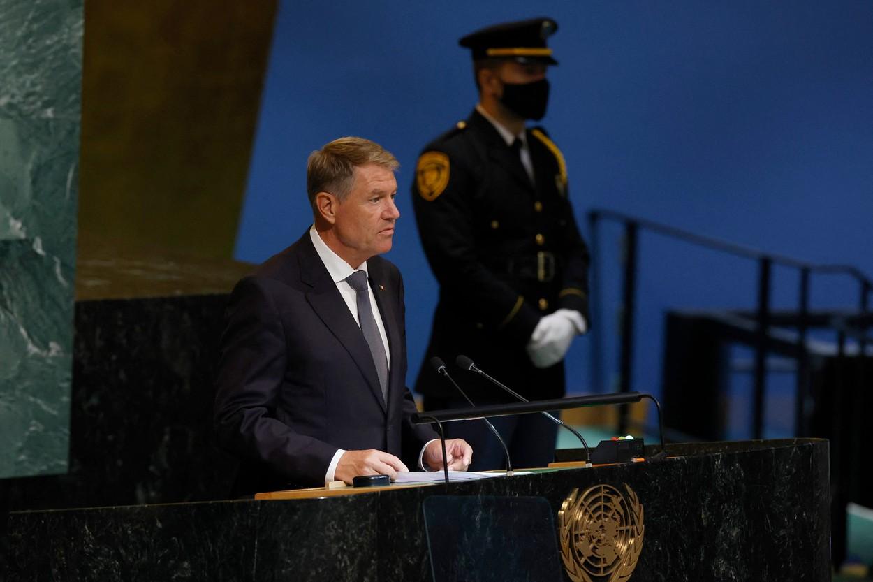 "Să evităm să risipim energia". De la tribuna ONU, Iohannis îi linişteşte pe români: nu vom suferi de frig şi vom avea ce mânca la iarnă