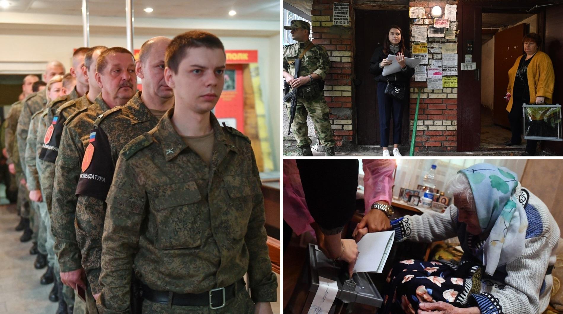 referendum în regiunile ocupa de armata rusă în Ucraina