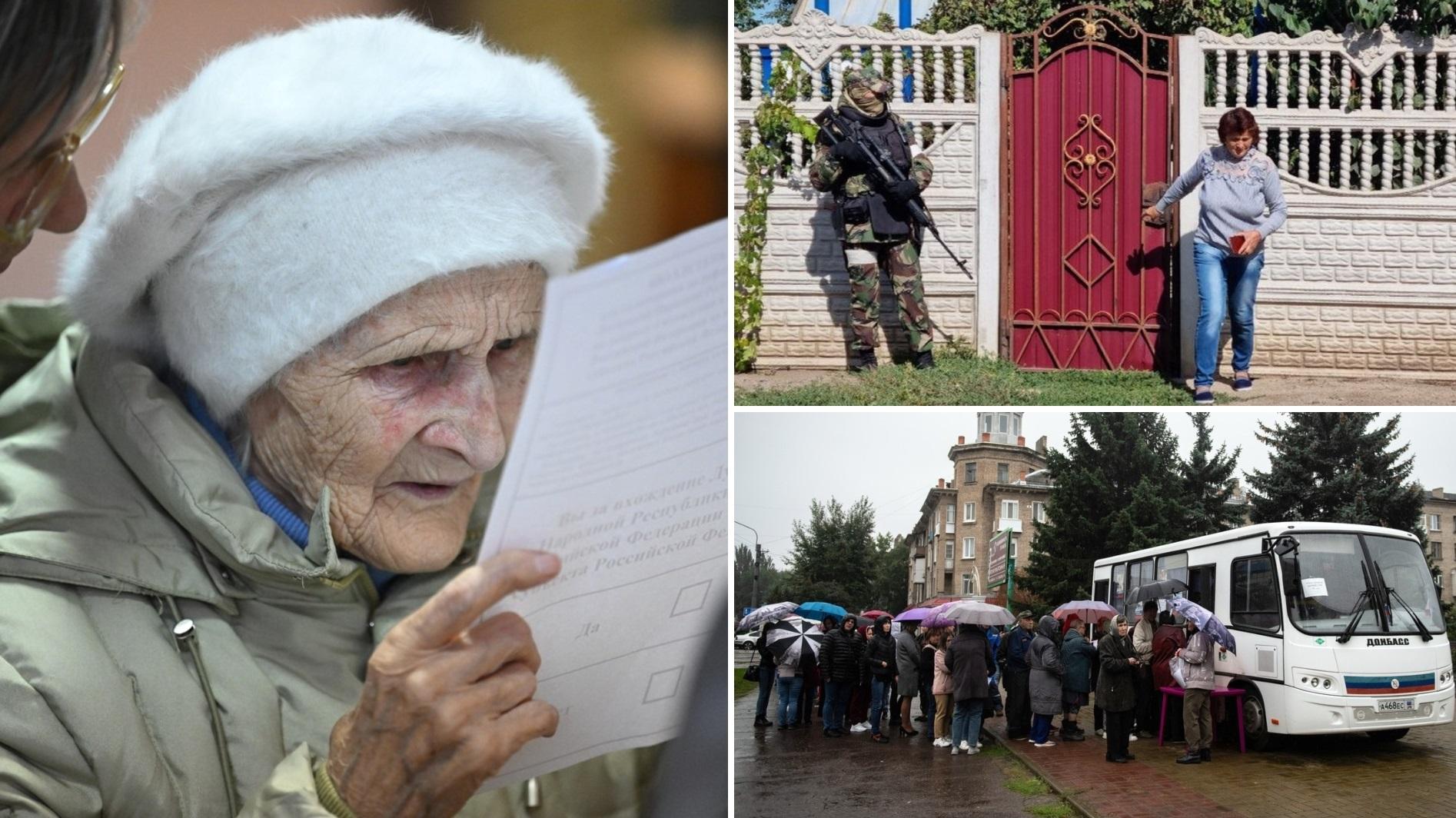 vot în regiunile separatiste din Ucraina aflate sub control rusesc