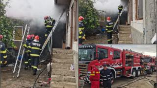 Un bărbat de 58 de ani, nevăzător și cu picioarele amputate, a murit într-un incendiu care i-a cuprins casa, în Iași