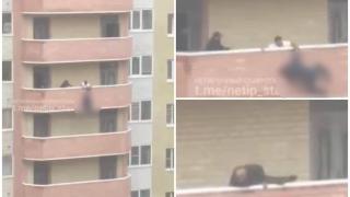 Salvat în ultima clipă, de un vecin-erou. Bărbatul din Rusia sărise de la etajul 11, după ce a încercat să-şi ucidă iubita