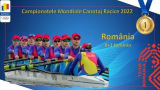 România a cucerit aurul în proba de opt plus unu feminin la Campionatele Mondiale de Canotaj de la Racice
