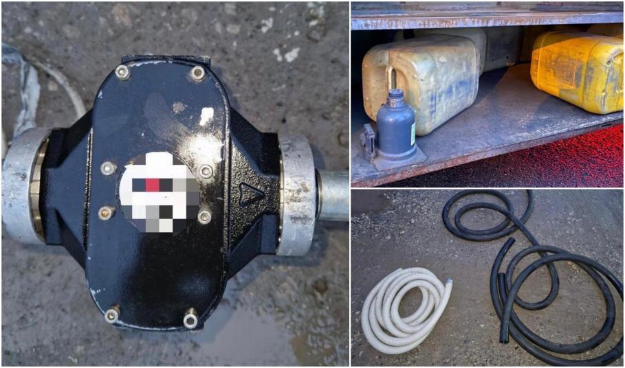 Focuri de armă în Arad, după ce doi bărbați, de 30 și 31 de ani, au fost surprinşi când furau combustibil din camioanele parcate Focuri de armă în Arad, după ce doi bărbați, de 30 și 31 de ani, au fost surprinşi când furau combustibil din camioanele parcate