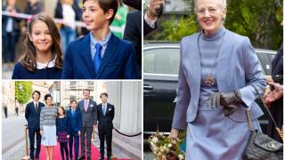 Regina Margrethe a II-a a Danemarcei şi-a lăsat patru nepoţi fără titluri princiare, ca să ducă "vieţi normale"