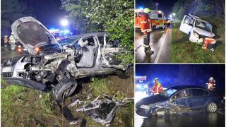 Accident mortal cu trei mașini pline cu români, în Germania. Două VW Passat și un Mercedes Vito s-au făcut praf pe autostrada B12 München – Passau